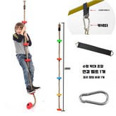 작은 디스크 컬러 등반 로프 + 연결 스트랩 × 1개