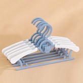 레인보우 길이조절 옷걸이 블루 1p × 1개