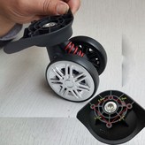 350黑色減震輪,一個 × 1個