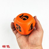 6cm.數字 桔色 × 1個