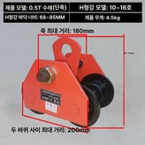 0 . 5t 밀기 × 1개