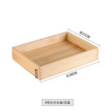 4號長方木盒/無蓋28*21*5 × 1個