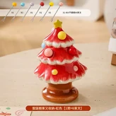 紅色聖誕樹水果叉套裝 - 400不鏽鋼叉6支 × 1個