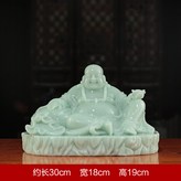 12寬體彌勒佛藍冰玉:如圖所示 × 1件