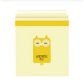 卡通 垃圾袋 黃色貓頭鷹1包15人 × 1個