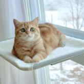 캣해먹 베이지 겨울 쿠션망 × 1개