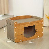 이중층 고양이 긁기판 집 × 1개