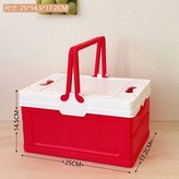 2_紅色收納籃-小號 × 1個