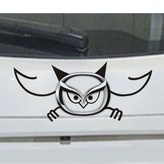 貓頭鷹C貼－黑色 × 1個
