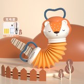 【充電版】橙色安撫獅子手風琴(音樂+響紙):1 × 1個