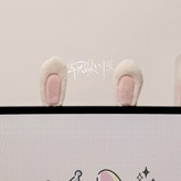 화이트 토끼 귀 1쌍 × 1개