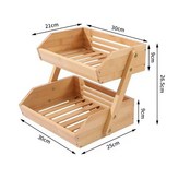 2단 수납 선반 × 1개