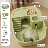31中號 送平臺+跑輪+喂水器 綠色:31.5*24*10.5 × 1個