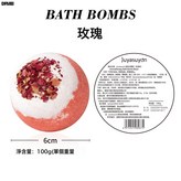 100g⾹氛浴鹽球(玫瑰味):如圖 × 1個