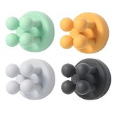 민트+옐로우+그레이+블랙