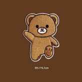 1#招手熊【1個裝】自粘款 × 1個