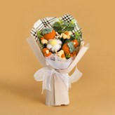 橙子花束 毛線針織花束 × 1個