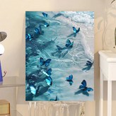DD海洋蝴蝶30X40 內框顏料 畫筆 × 1個