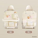 棉布小熊兔-【可摺疊餐桌+垃圾桶】 × 1個