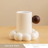 北2-雲棲咖啡杯-奶油白款,300ml × 1個