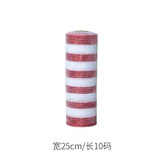 紅白色寬25CM*10碼PP網紗 × 1個