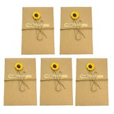 해바라기 × 5개