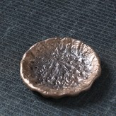 志野燒小盤子 13*13*2CM 古銅色 × 1套