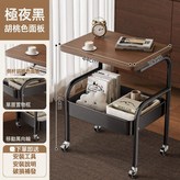 曜石黑-兩層置物+萬向輪側邊款 × 1個