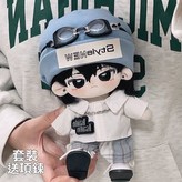 kt白襯衫+藍格褲(關注送項鍊),20cm × 1個