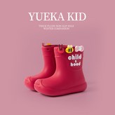 卡通雨鞋-紅色:內長15cm 【150碼】建議腳長14-14.5cm × 1個