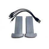 2塊電池+充電線 × 1個