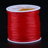 透明彈力1毫米 紅色 50米,配：引線 × 1個