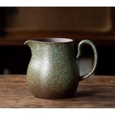 粗陶手衝咖啡壺-抹茶綠 500ml × 1個
