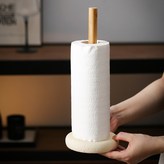 洞石奶茶色紙巾架 × 1個