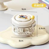 多巴胺牙套盒奶油白 清洗收納二合一 / 帶貼紙 × 1個