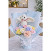 하늘색(Sky) + 화이트 인형 × 1개