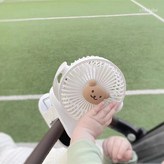 小熊夾扇白色扇葉 × 1個
