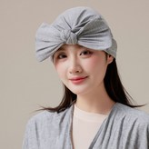 灰色薄款優可絲月子帽防風顯臉小 × 1個