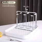 銀色麋鹿架+雙層白盤:如圖 × 1個