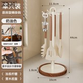 黑胡桃木-檯面旋轉掛鉤-奶白色:如圖 × 1個