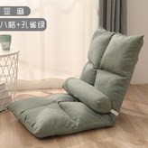 八格孔雀綠亞麻- 【送腰枕】 × 1個