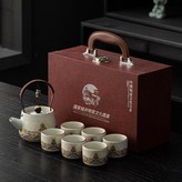 海水江崖一壺六杯 - 禮盒裝 × 1套