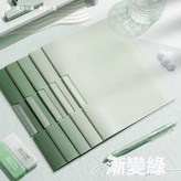 5個裝/漸變綠/A4旋轉資料夾（送標籤貼）X5份 × 1個