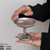 做舊不鏽鋼布丁杯 × 1個