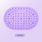 液態軟膠實心款指壓板小貓爪深紫色 × 1套