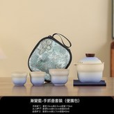 漸變藍-手抓壺旅行套裝（便攜包）:如圖 × 1個