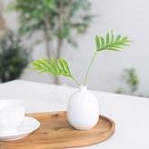 호프셀렘_화이트 도자기화병