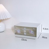 單格抽屜收納盒送兩張玉貴狗貼紙破損包補 售后無憂 × 1個