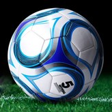 3號白底橢圓花紋款,足球+網兜+2球針 × 1個