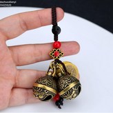 타이거벨 2개 오황 구리 동전 짠 로프 버클 × 1개